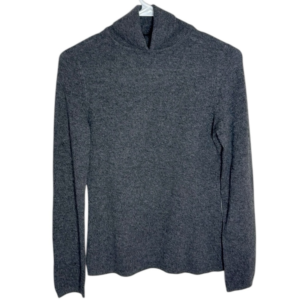 Indulge Cashmere Gray Turtleneck Sweater size XS